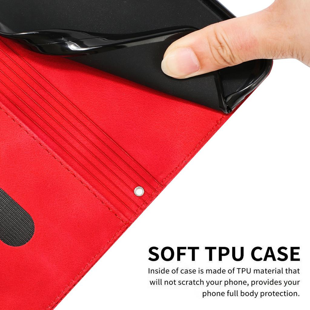 For Xiaomi Redmi Turbo 4 5G/Poco X7 Pro 5G Case Handbag Imprinted Triangle Leather Phone Cover