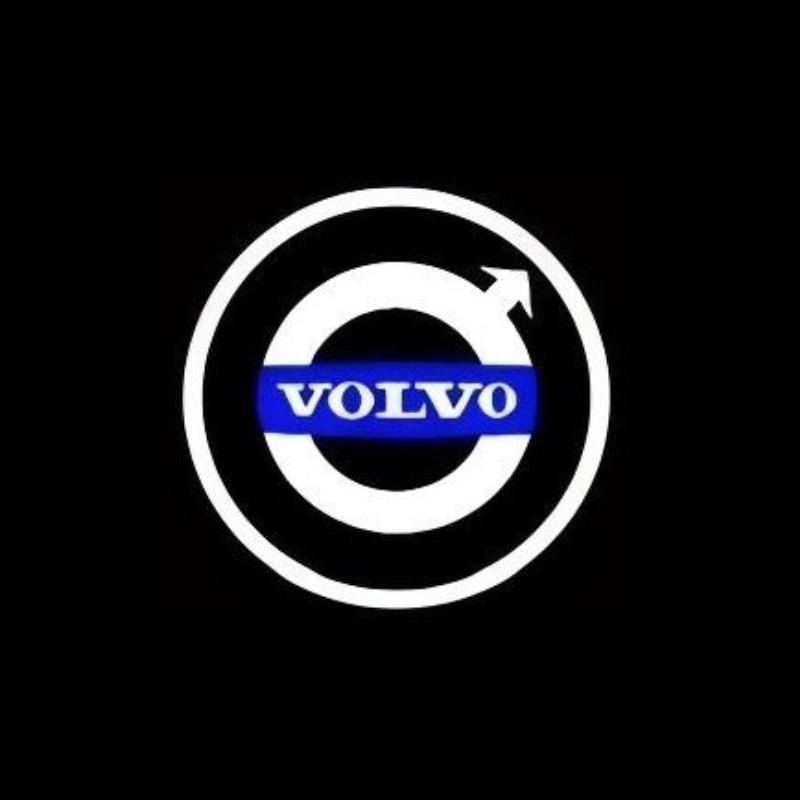 2 Stück Auto Türleuchte LED Willkommen Laser Projektor Logo Lampe Hintergrundbeleuchtung Für Volvo Rdesign V50 S60 XC60 S40 XC40 XC90 V6 Zubehör