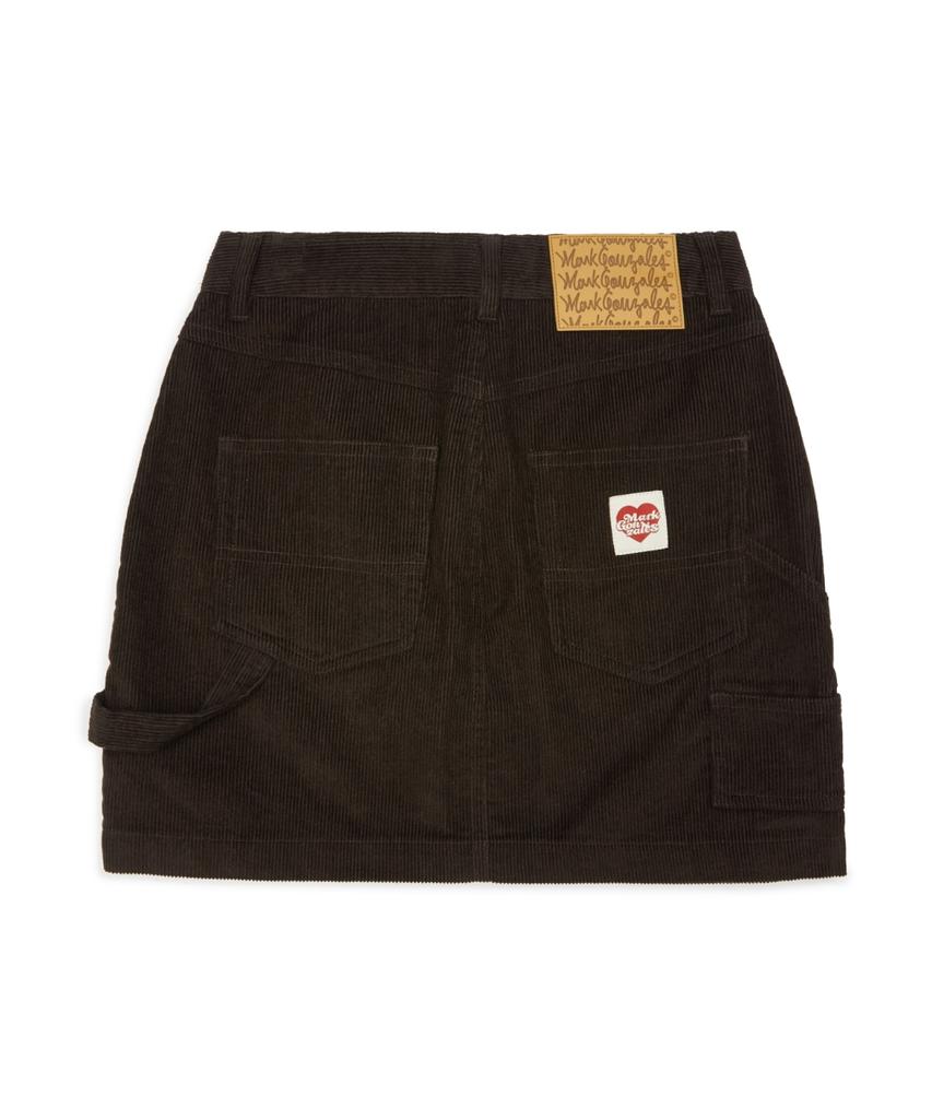 Mark Gonzales Women'S Corduroy Short Skirt - Brown