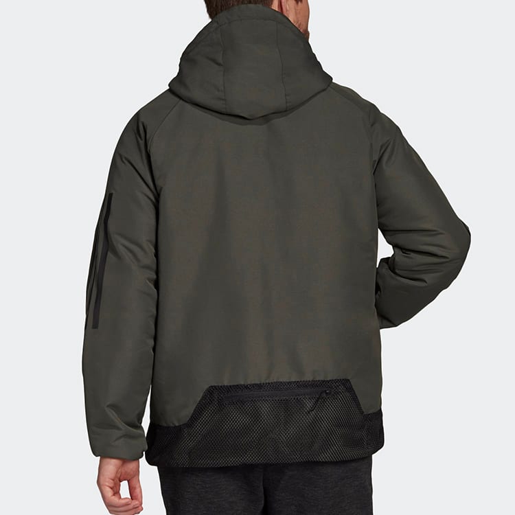adidas Puffer Jacket Winter Men's Dark Earthy Brown DZ1399