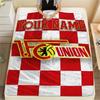 1 Stück Benutzerdefinierter Name 1. FC Union Berlin Gemustert Flanell Decke Geeignet für Alle Jahreszeiten für Heimdeko Wärme und Komfort Geschenke Feiertagsgeschenk_xia