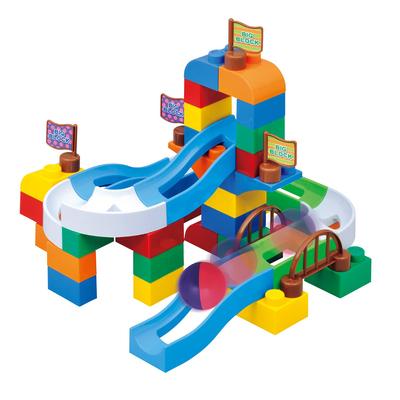 Bloques Rodantes Grandes Reales L Juguetes Educativos Rodantes Piezas Grandes Juguetes de Pista de Bolas Ensamblaje de Bloques (Bloquear / Jugar)