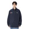 Anta Trainingsserien-Logo Buchstaben-Print Lockere Jacke Herrenjacke Blau 152137716-2
