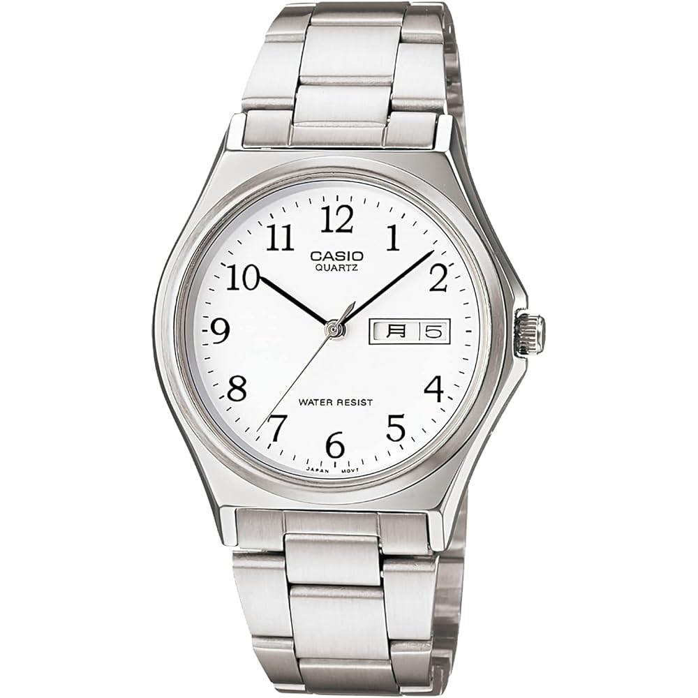 

Casio Collection MTP-1240DJ-7BJH Men s Silver Watch Stainless Steel Analog Design