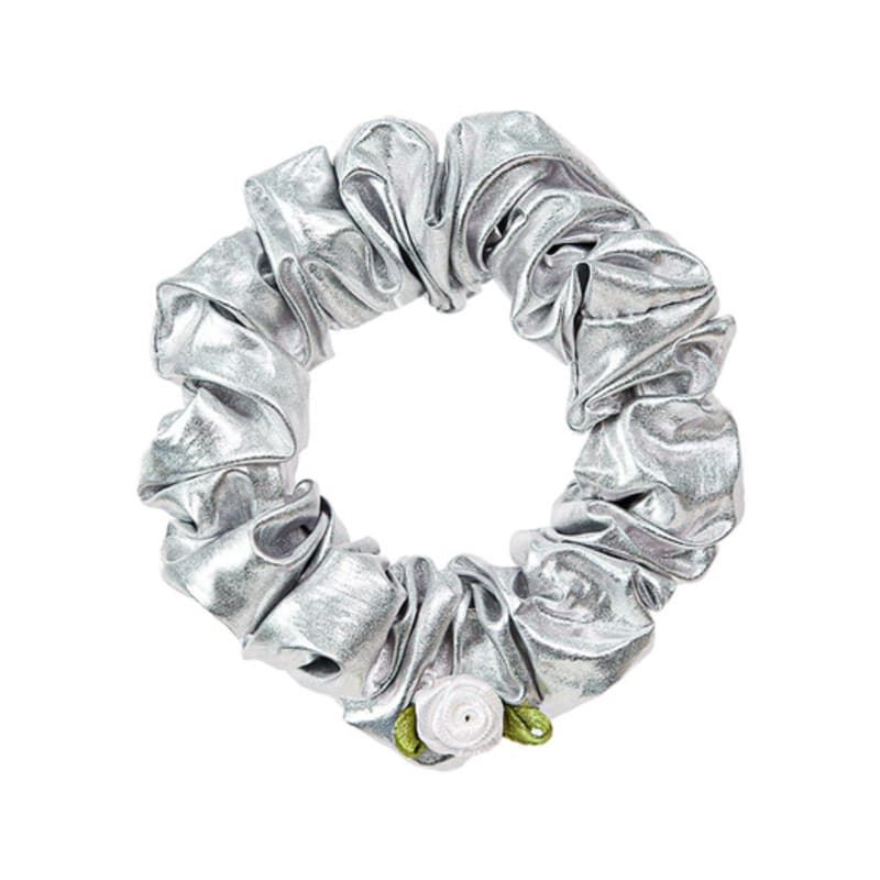 

металлический скраб для волос mellotory розового цвета (Серебряный) Silver