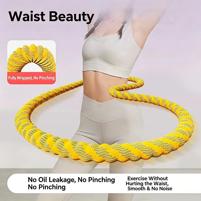 Soft Spring Fitness Hoop Adults Weights Loss Burns Fat Easy To Fold And Store Waist Toning Fitness Circle Unisex Waist Exercise