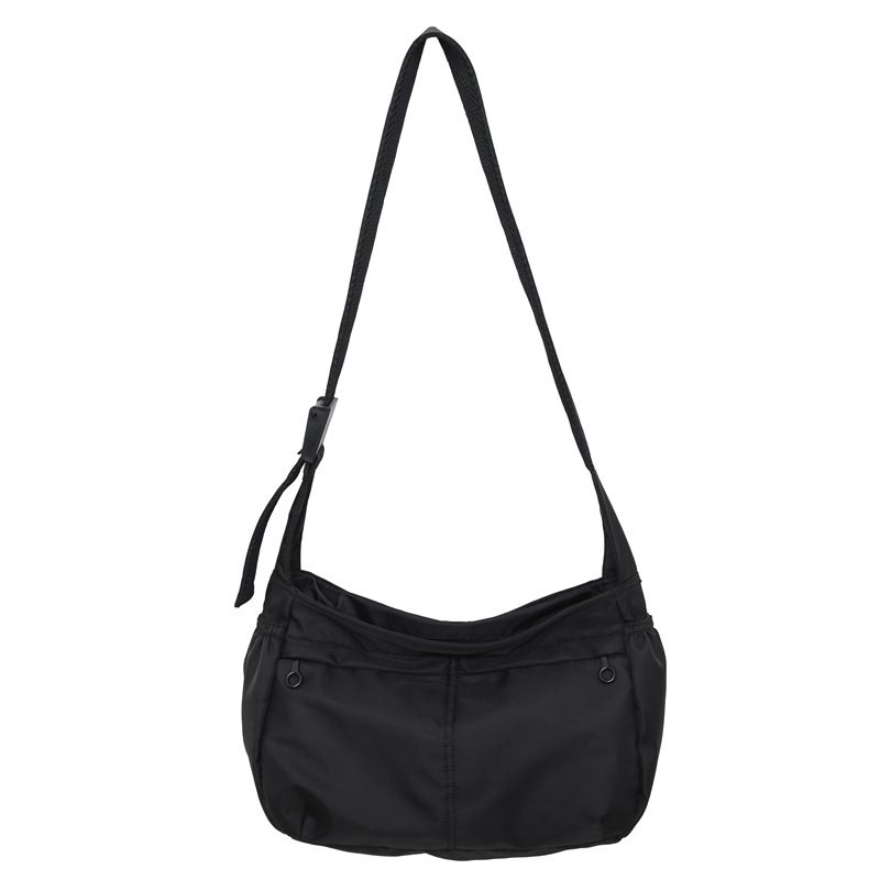 

Япония Импорт Водонепроницаемая нейлоновая сумка Большая вместимость Сумка-пельмень Сумка через плечо Новинка Легкая Спортивный стиль Сумка через плечо Мода Black