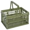 Folding Container Basket Folding Handy Container with Handle L Size Width 450 X Depth 315 X Height 255mm Storage Height 65mm Capacity