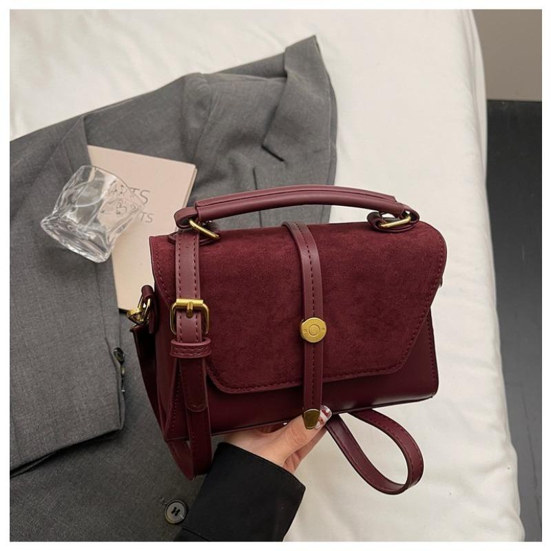 Hand-held Small Bag with A Retro and High-end Feel, Small Square Bag, Large Capacity, Single-shoulder Crossbody Bag
