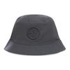 STONE ISLAND Logo Cotton Fisherman Hat Unisex Hats Black 811598161-V0029