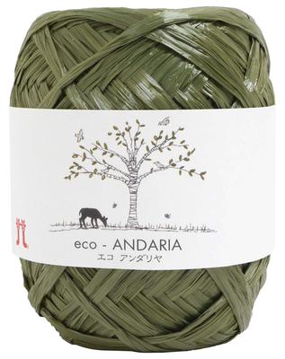 Eco Andaria Médio Conjunto de 0200 Artesanato, Espessura, Cor. 61, Verde, 40g, Aprox.. 80m, 5,