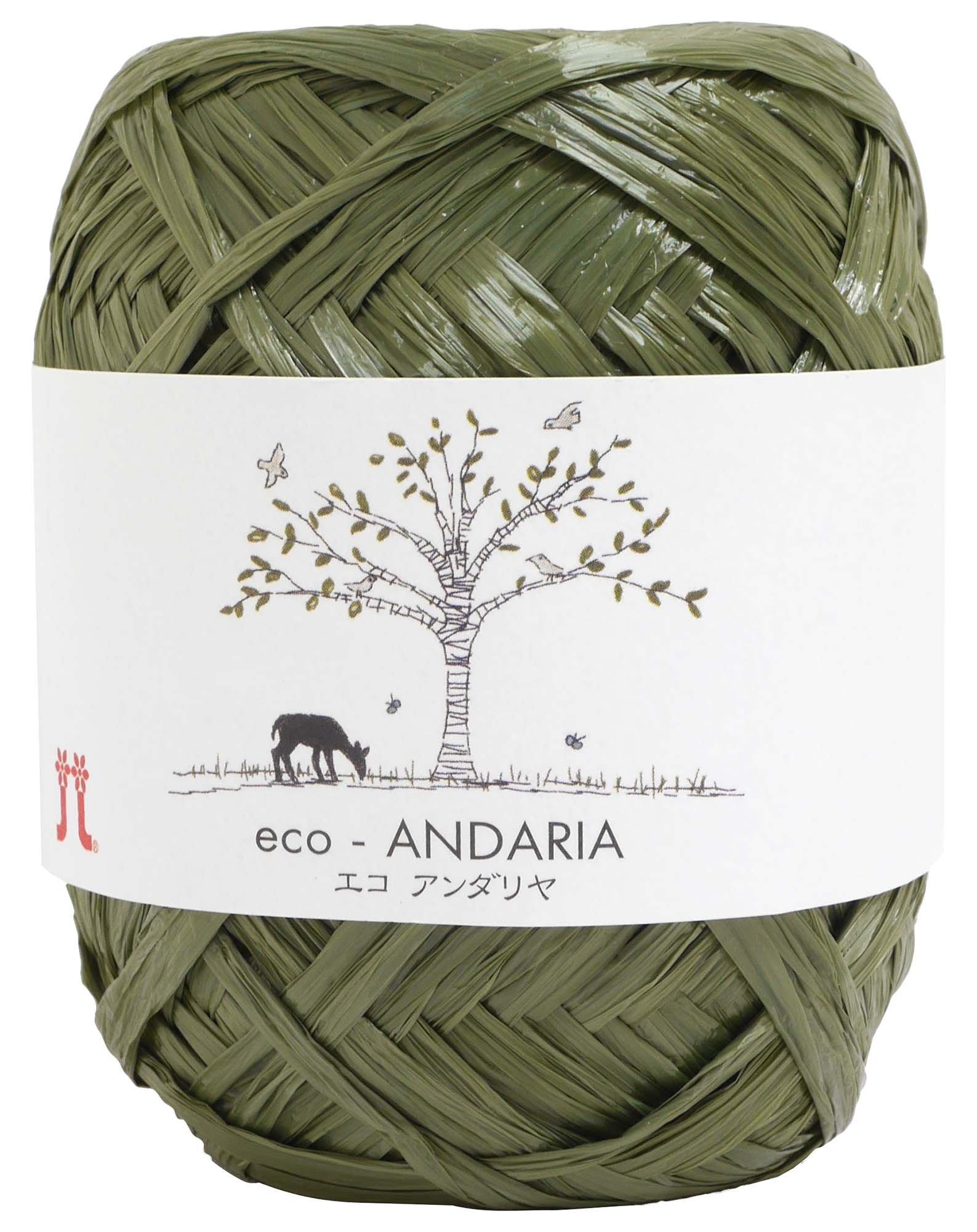 

Hamanaka Eco Andaria Medium Набор 0200 Рукоделие, Толщина, Цвет. 61, Зеленый, 40 г, Прибл.. 80м, 5,
