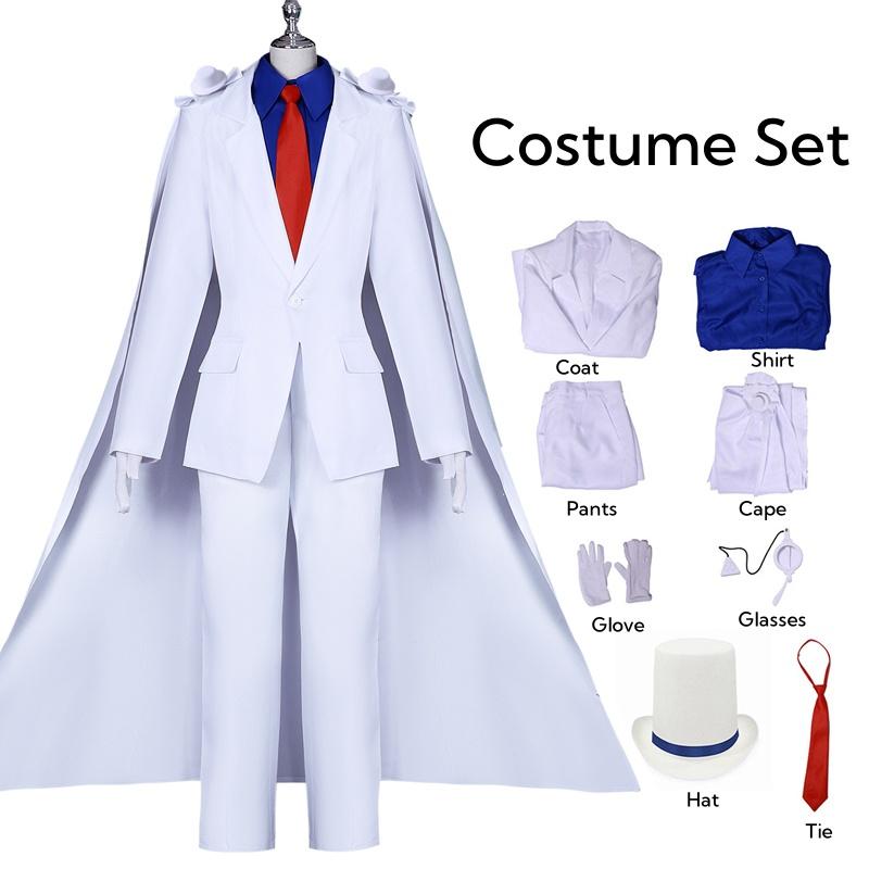 Kuroba Kaito Cosplay Costume Carnival Uniform Anime Halloween Role Playing Holiday Party Costumes Halloween Xmas
