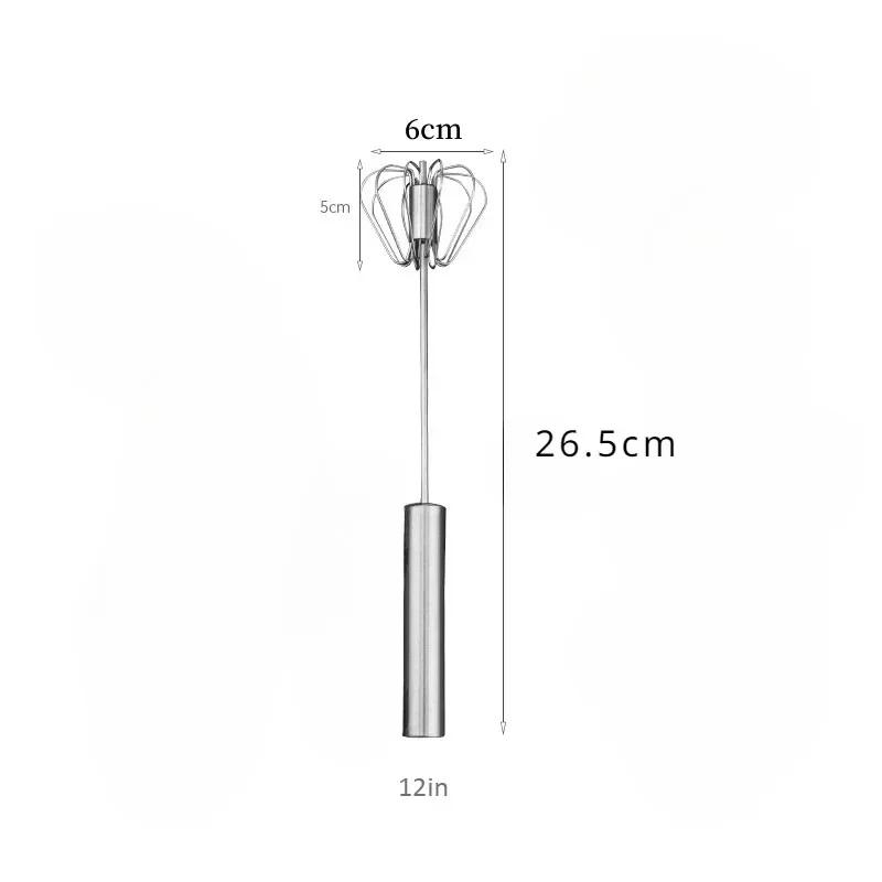 Self Rotating Egg Beater, Household Tool, Manual Mixer, Innovative Kitchen Accessories, Convenient Small Tool