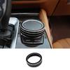 Black Aluminum Middle Console Multimedia Knob Ring Trim For BMW 5 Series 2018-22