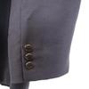 Lanvin Wool Blend Tailored Jacket Gray Double Button Men's Used