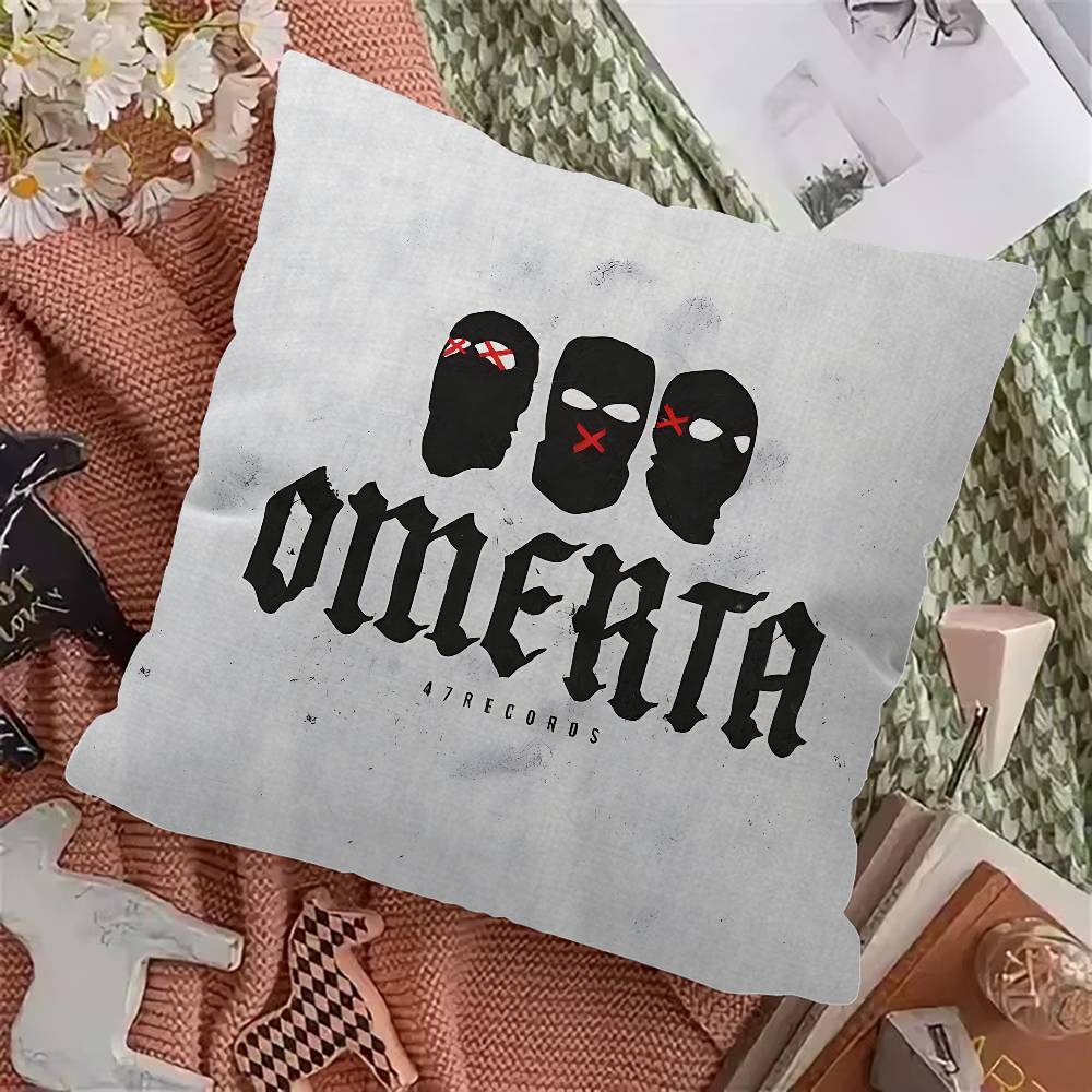 Singer O-Omerta 47 R-Records Cushion Cover Pillow Cover Decor Pillowcase Printed Cushion Case For Couch