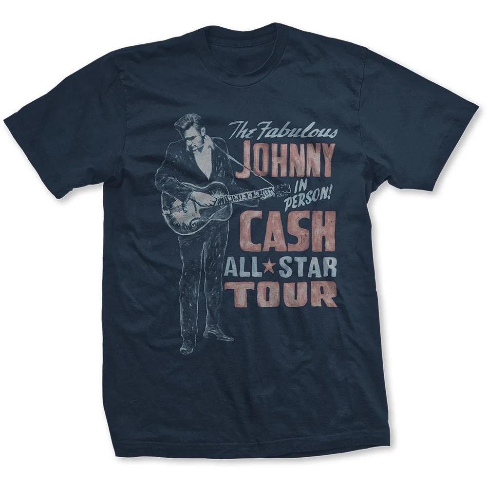 Johnny Cash All Star Tour Unisex Tshirt L