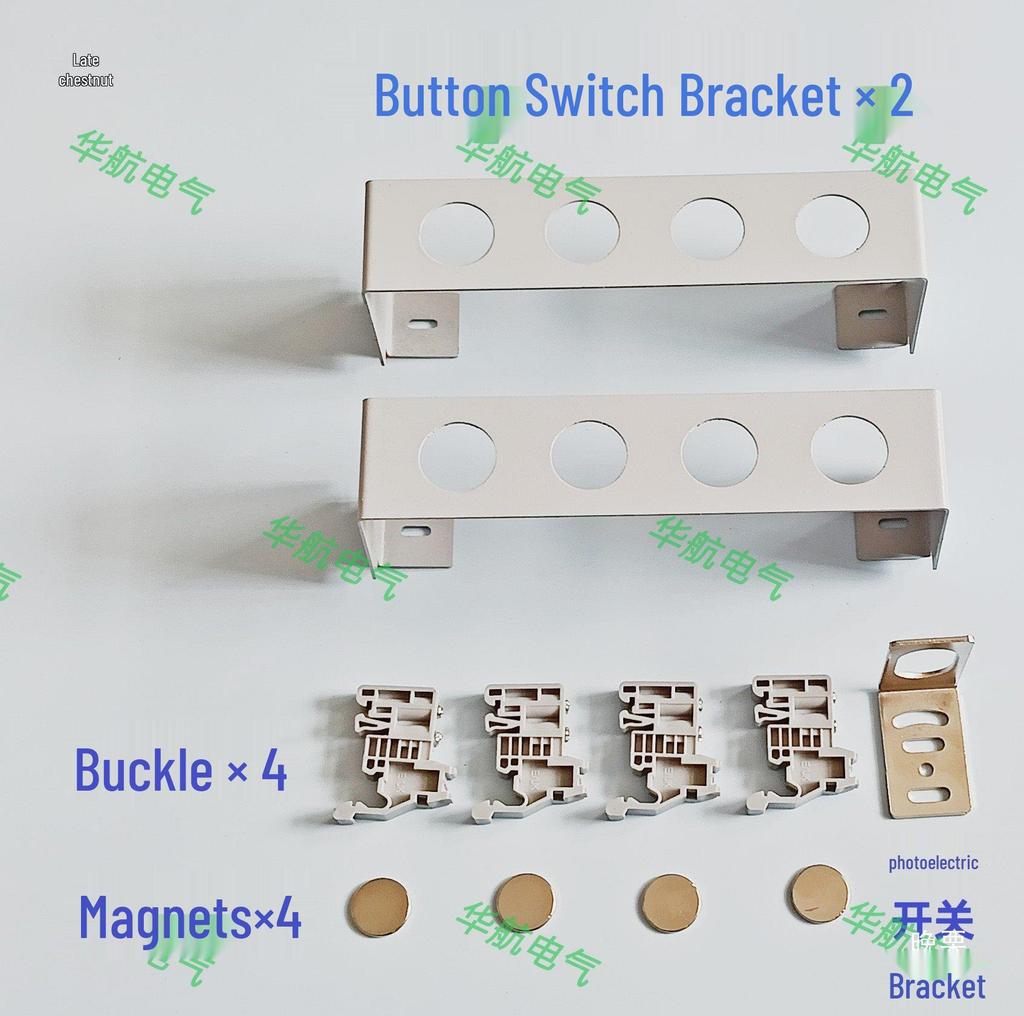 Magnetische Halterung mit Kontrollleuchte und Schalter für Elektriker-Schulungskit