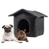 Outdoor Enclosed Waterproof Sleeping Nest for Cat Basket Puppy House Warm Cave