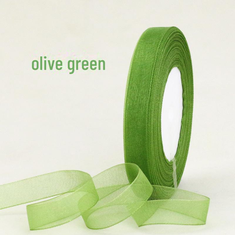 Snow Yarn Ribbon – 1.2cm Decorative Bow for Gift Boxes, Festivals & DIY, 45m