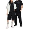 Nike Logo Embroidered Round Neck Casual Short Sleeve T-Shirt Unisex T-Shirt Black FZ5282-010