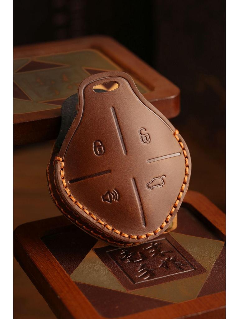 2024 Jetour Dasheng Leather Key Cover: Handmade, Premium, and Durable.