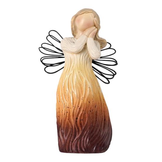 Resin Carving Family Figurine, Mother Father Son Daughter Statue, Hand-Painted Parents Kids Sculpture, Gift for Mother's Day Father's Day