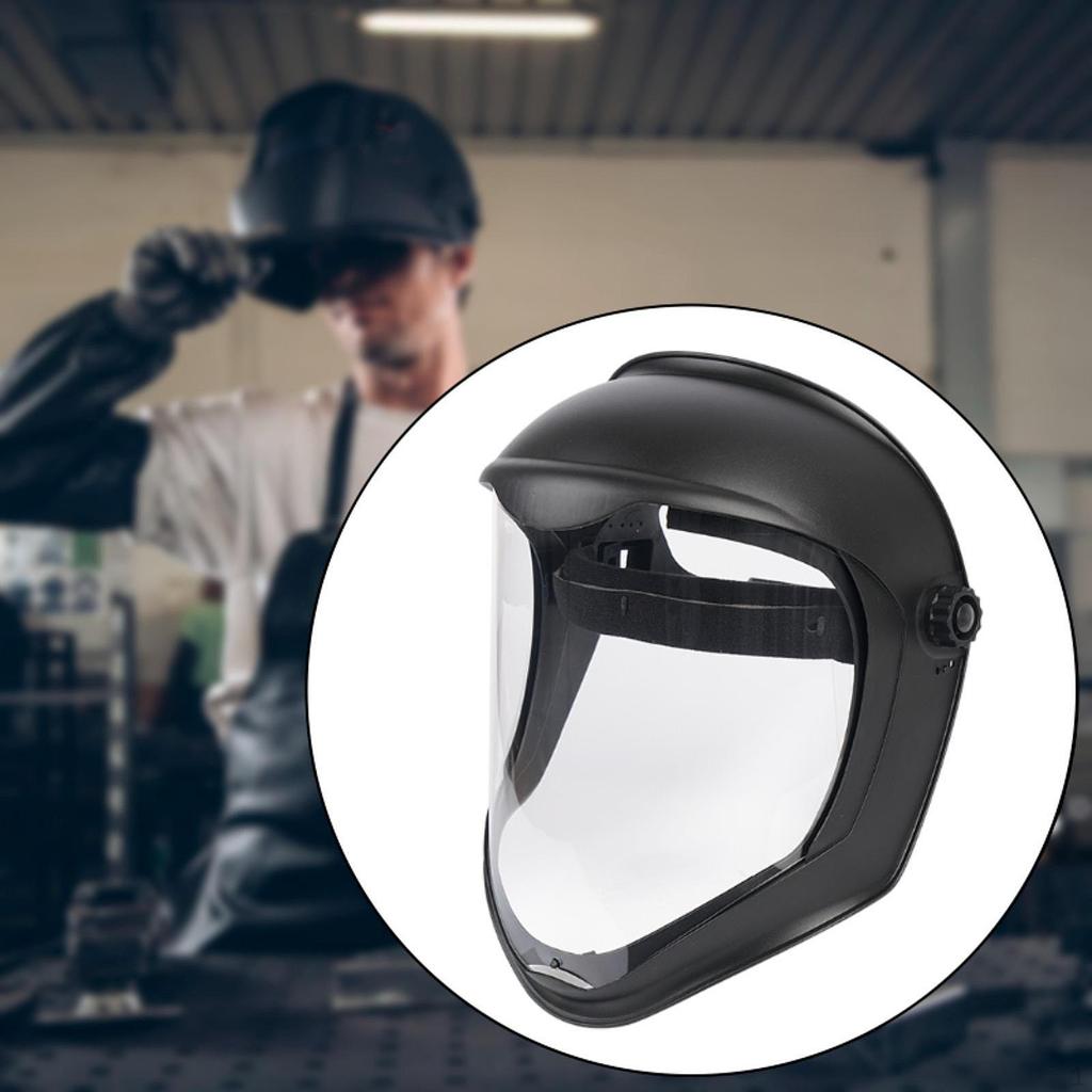 Beschlagschutz Vollgesichtsschutzabdeckung Mehrzweck Transparenter Visier Spritzschutz für Arbeiten Unkraut