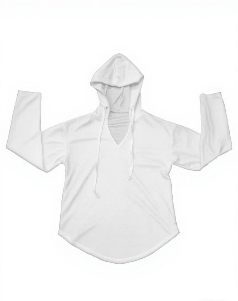 2025 European Women's Elegant V-neck Hooded Sweatshirt - Soft Long Sleeve with Drawstring