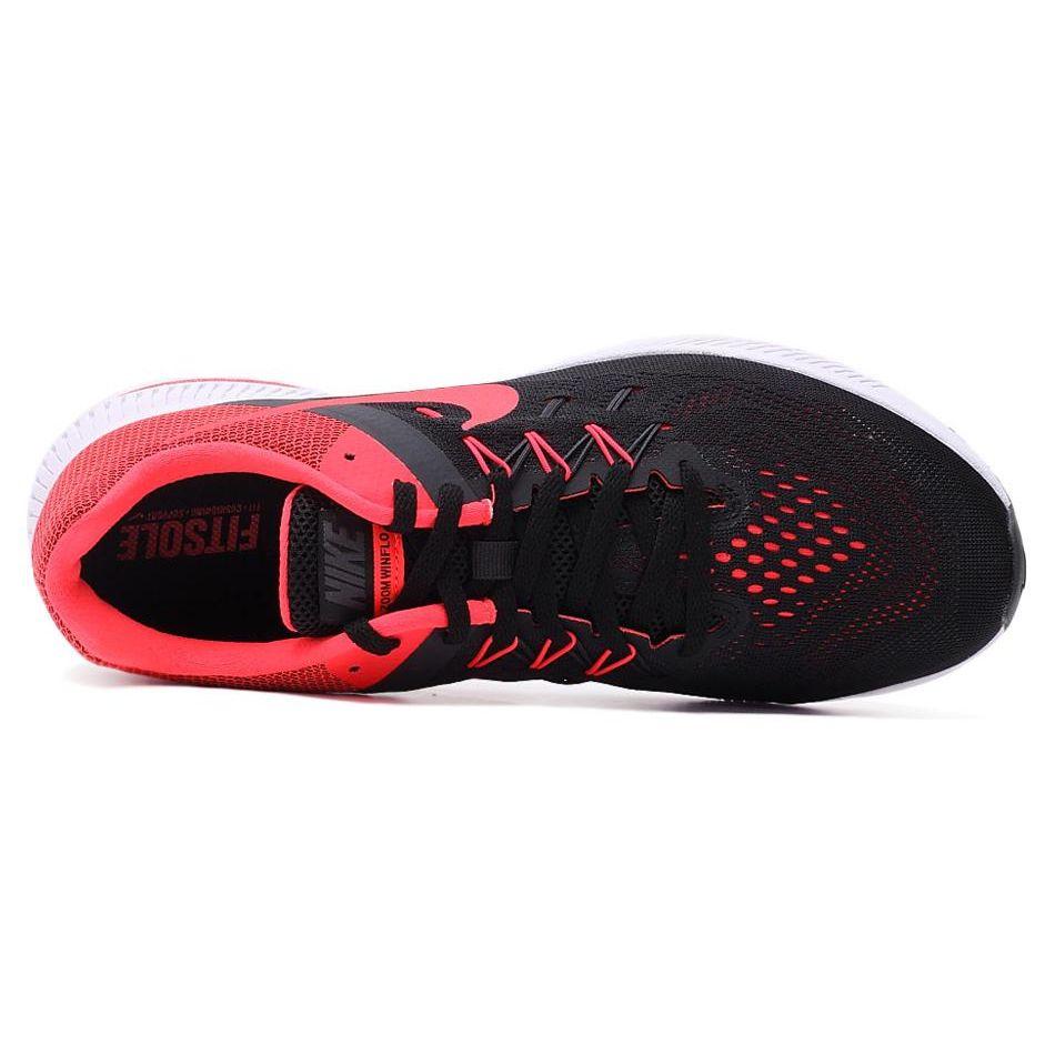 Nike Zoom Winflo 2 Lightweight Comfortable Durable Low-Top Casual Running Shoes Men Sneakers Black Red 807276-006