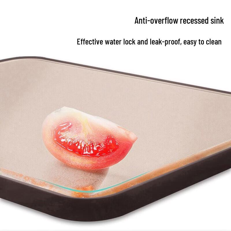 KOBACH Antibacterial 304 Stainless Steel Double-Sided Cutting Board