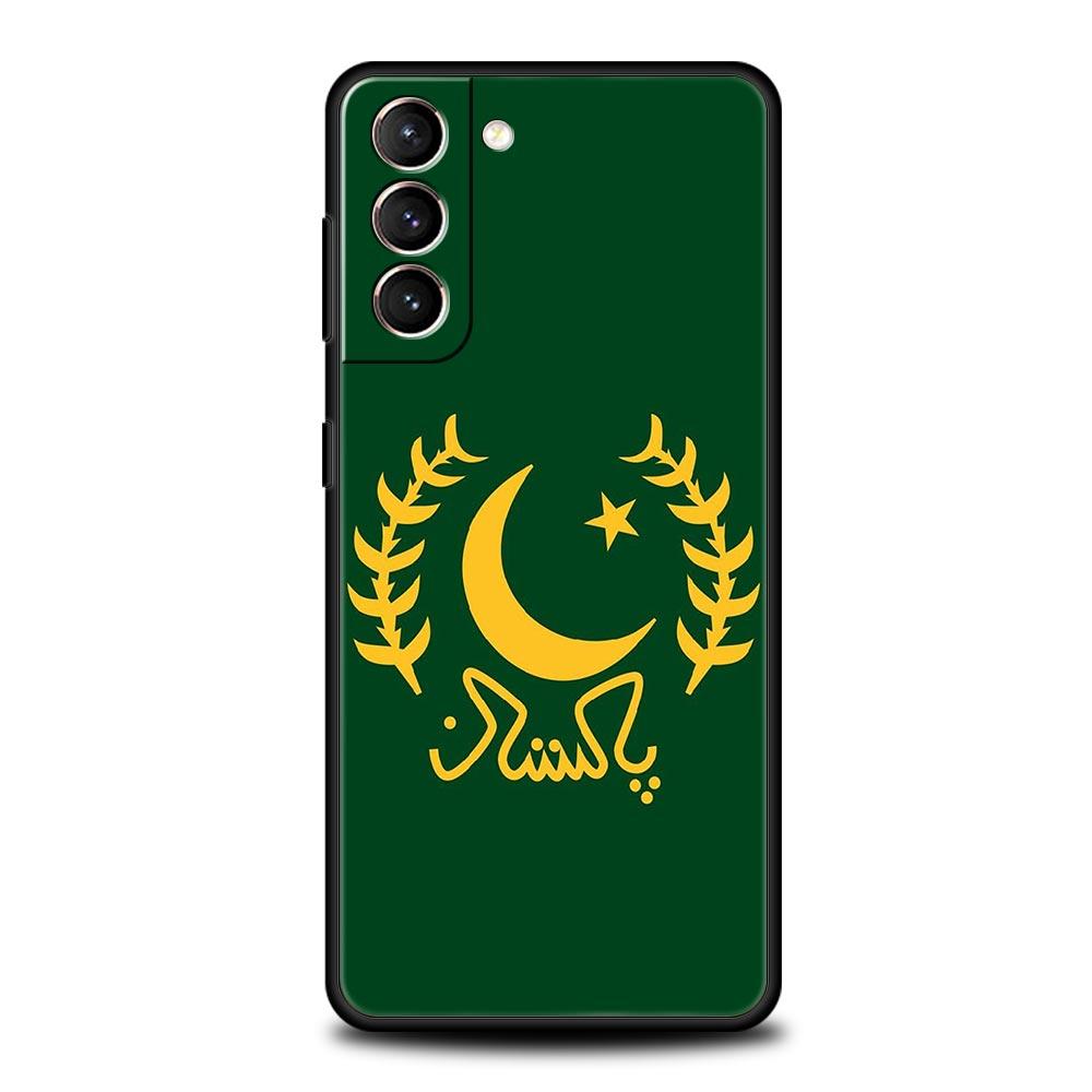 Soft TPU Phone Case For Samsung Galaxy S25 S24 S23 S22 S21 Ultra S20 FE 5G S10 S10E Plus Pakistan Flag Black Cover