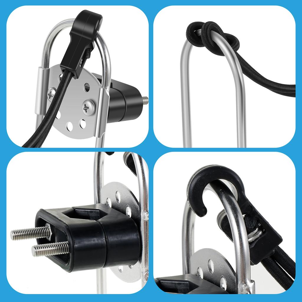 4/1ks námořní nerezová podkova Držák záchranného kruhu Nastavitelný držák záchranného kruhu Loď Držák záchranného kruhu Příslušenství k člunu