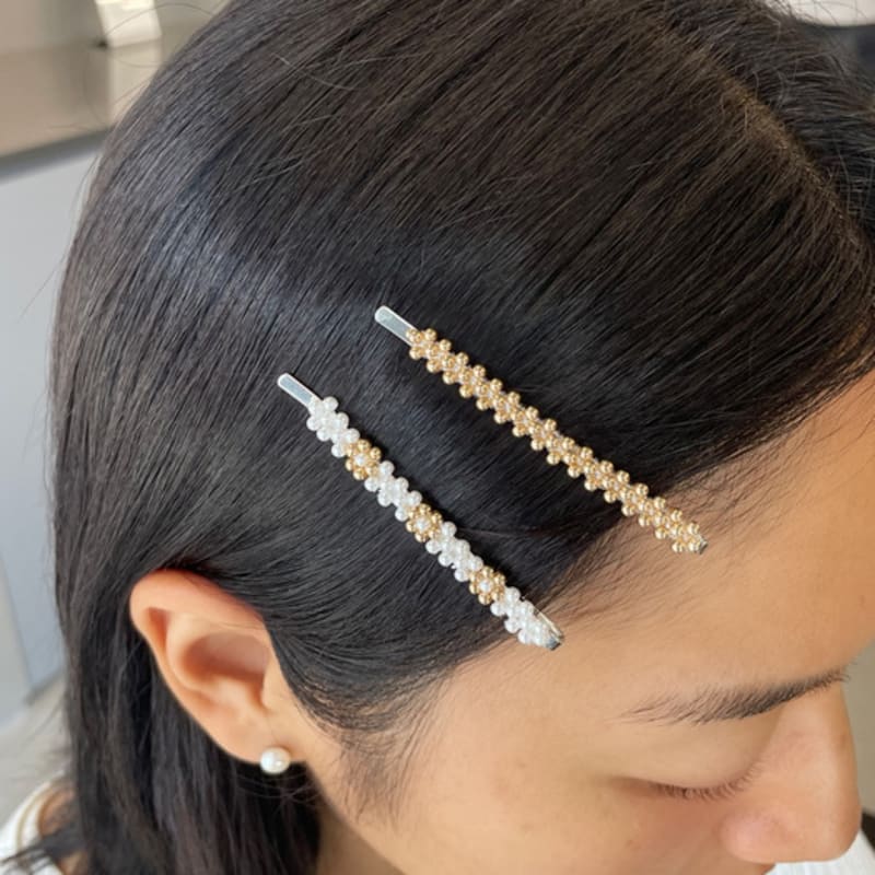 Fruta ii gold hair pin set