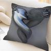 Metal Figure Statue Pillow Cover For Bedroom Room And Living Room Sofa Decorative Cushion Cover