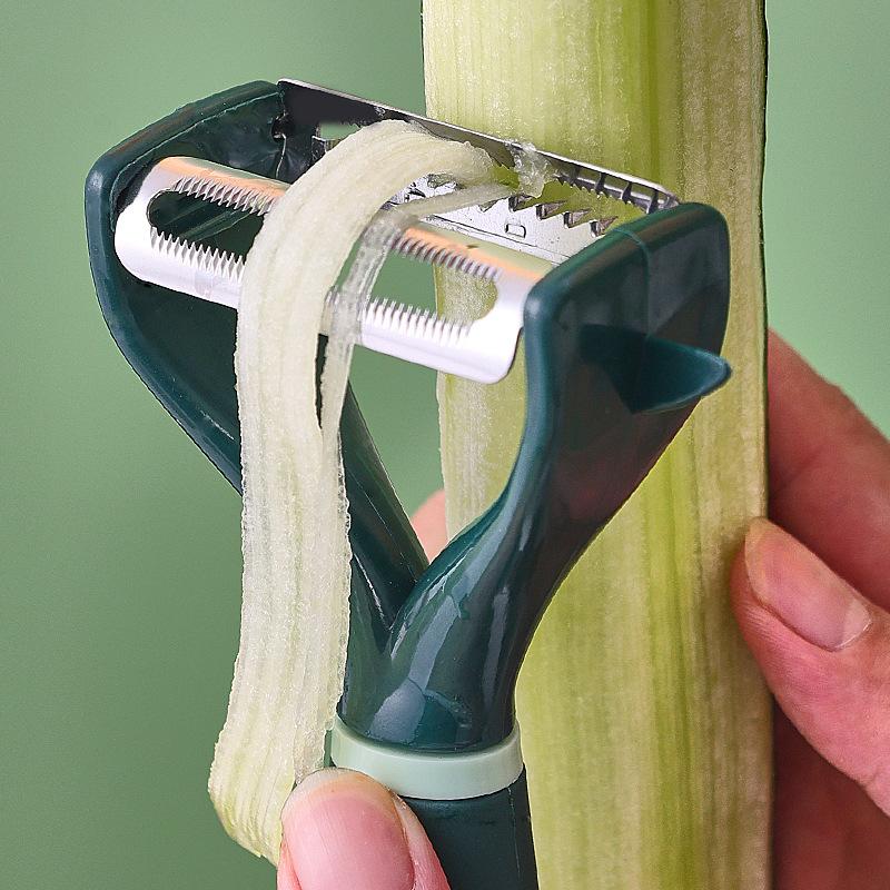 Škrabka se širokým hrdlem, ovoce na zeleninu, nerezový nůž, struhadlo na zelí, kráječ na salátové brambory, kuchyňské doplňky