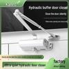 Silent Hydraulic Door Closer with Automatic Push-Pull Positioning for Home and Fire Doors