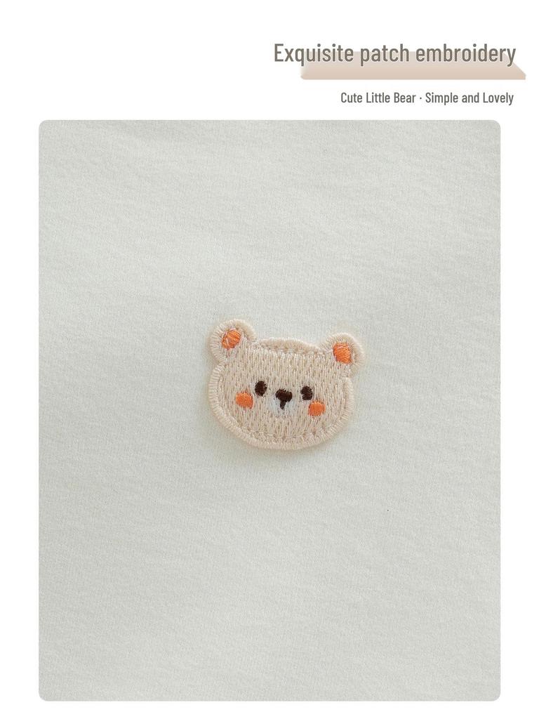 Baby Unisex Fleece Bodysuit: Autumn/Winter Thick Snap-Crotch, High-Collar, Long-Sleeve