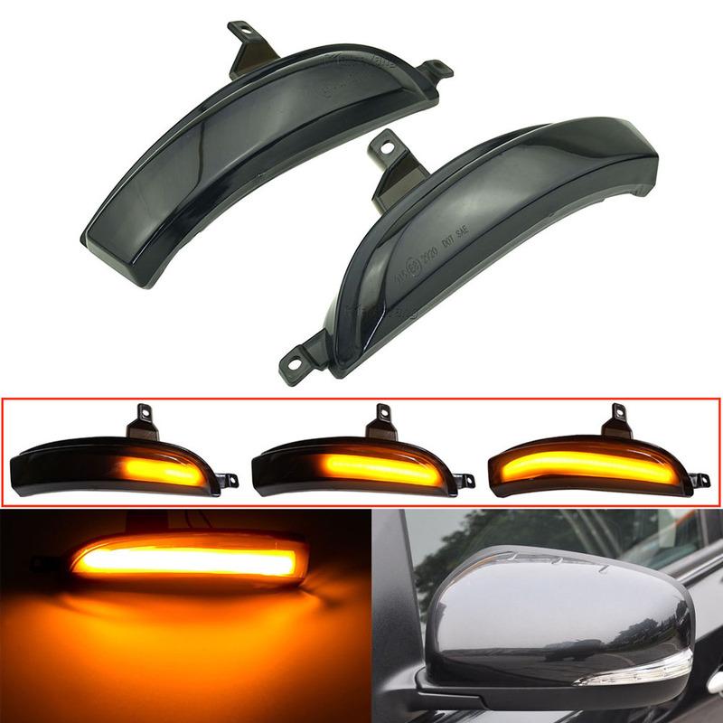 Dynamic LED Turn Signal Lights Flowing Rearview Mirror Indicator Lamp For Renault Koleos HY 2011 2012 2013 2014 2015 2016 2017