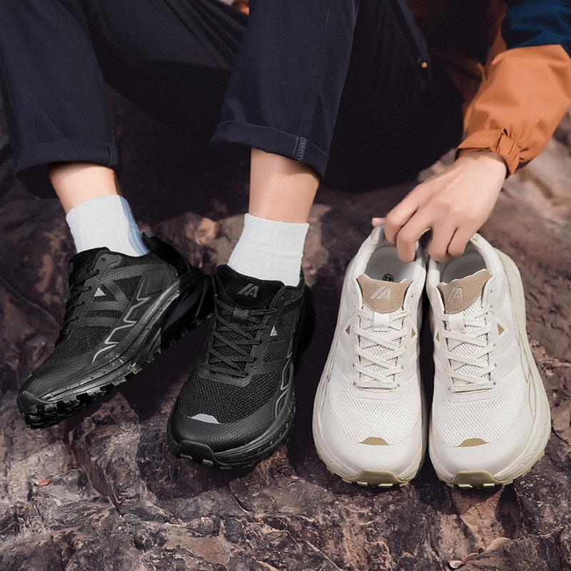 Popular hiking shoes men's large size wide last wide palm walking shoes outdoor light breathable camping hiking shoes