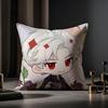 Love and Deepspace Sylus chibi Cushion Cover Case Antidustmite Pillowcase Invisible zipper silky short plush Sofa cushion cover