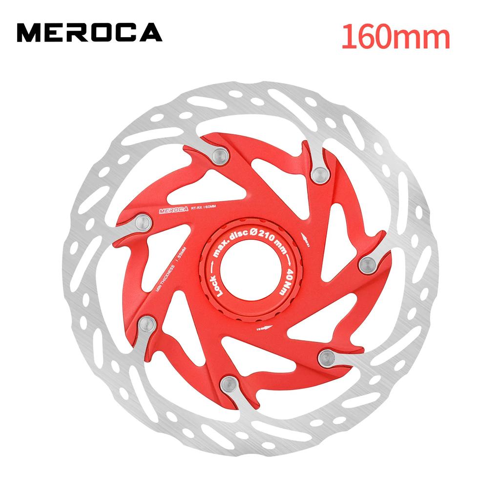 MEROCA XR Bicycle Brake Rotor 140MM 160MM Bike Centerlock Rotor Heat Dissipation Floating Rotors Cycling Parts