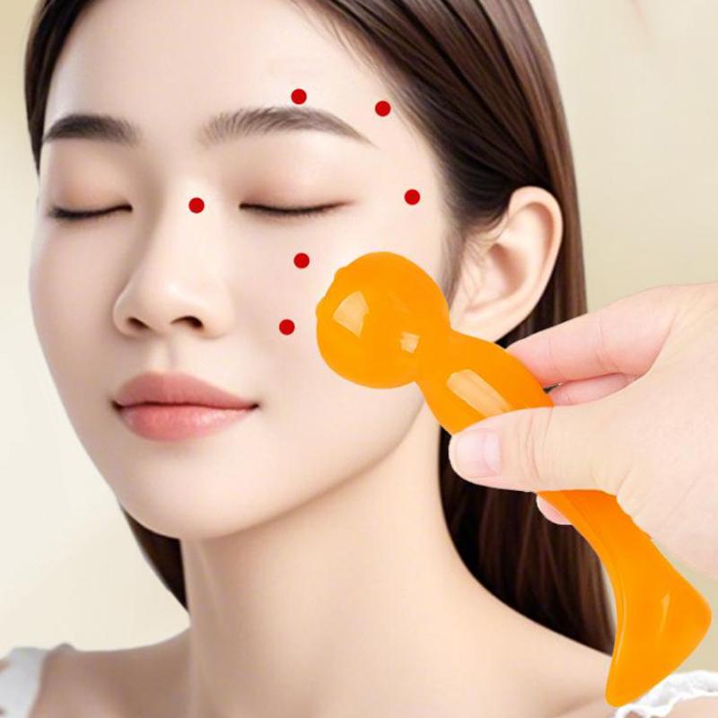 Lotus Seedpod Gua Sha Tool 1Pcs Resin Facial Stick for Relaxing Face Massage and Sculpting Contours