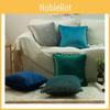 Dutch Solid Velvet Color Pillow Cases Pompom Edging Cushion Cover Room Living