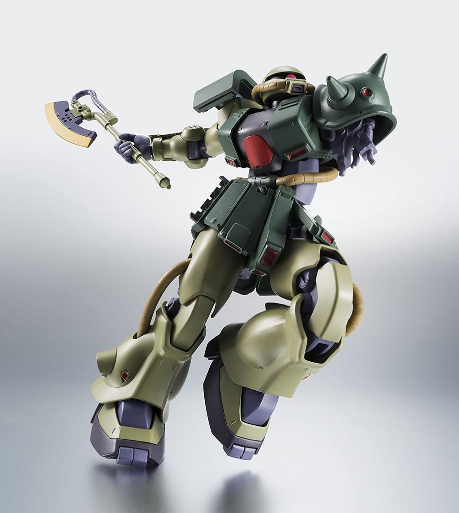 TAMASHII NATIONS ROBOT Spirits Mobile Suit Gundam 0080 War in the Pocket Zaku II Kai Figura móvil pintada de 125 mm [SIDE MS] MS-06FZ ver. ANIMO