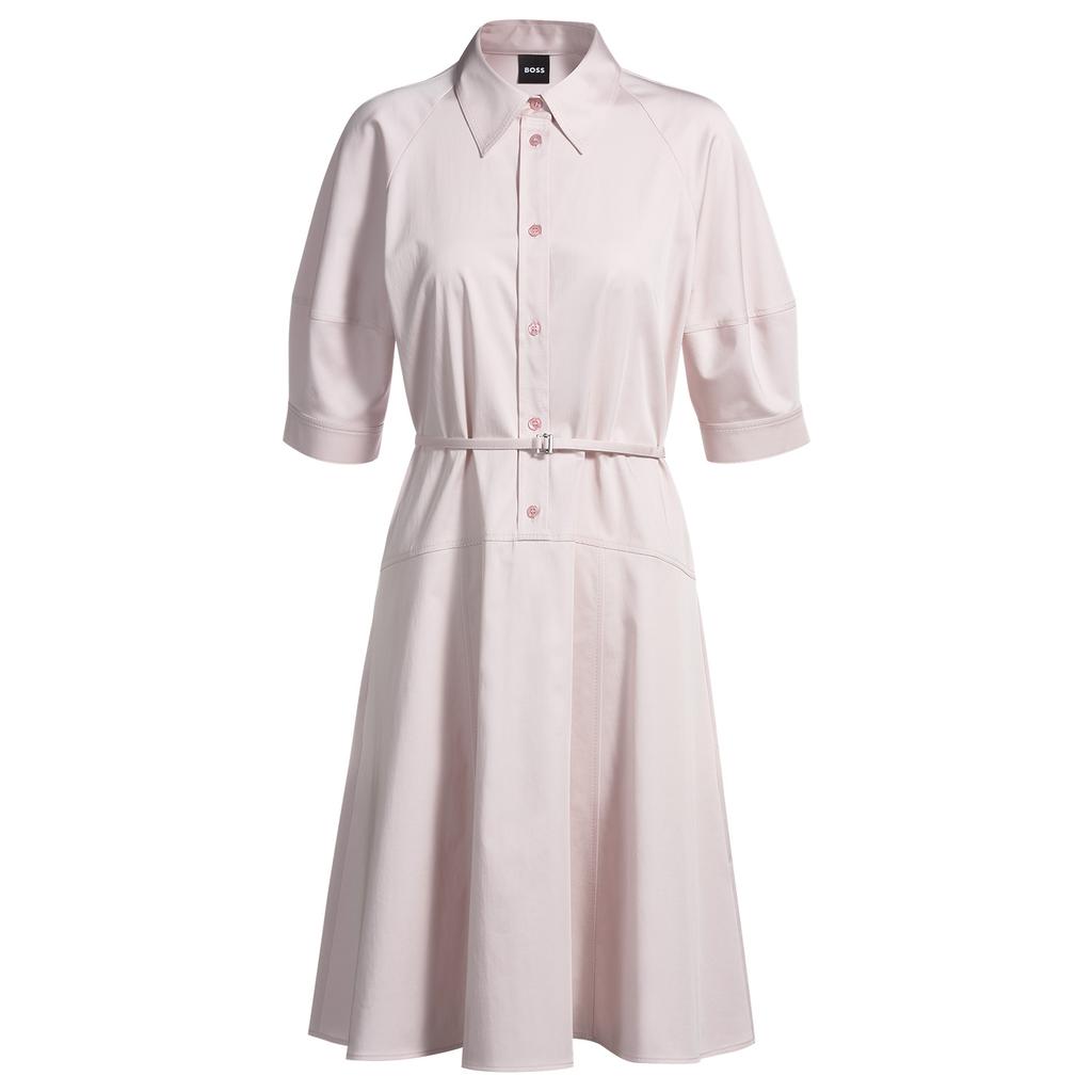 Boss Women'S Half Placket Cotton Shirt Dress 50537388_685