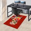1PC Cocktail Flowers Extra Large Non Slip Floor Carpet, Office, Family, Bedroom, Studio Large Area Rug Indoor Rugs, Vibrant Colors
