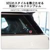 MINI Exklusives Metall-Emblem Britische Flagge Aufkleber Abziehbild Aluminium Union Jack Schachbrettmuster Kleid