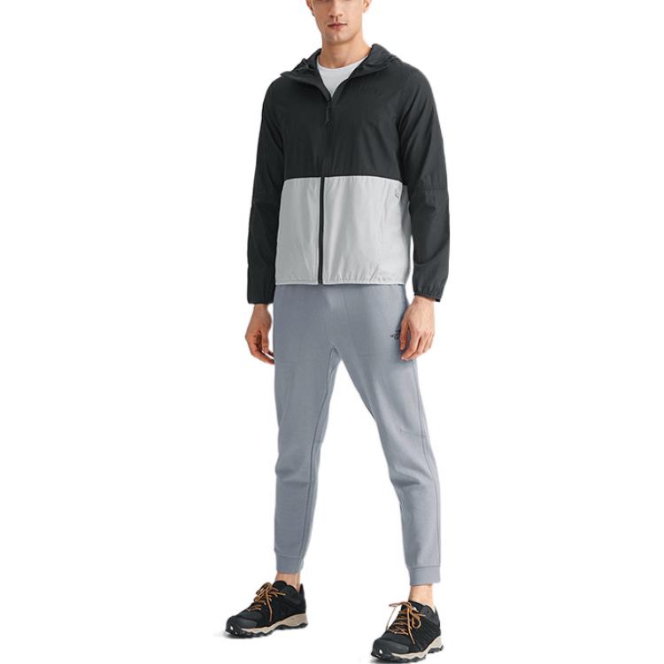 The North Face Knitted Sweatpants Men's Gray Moderate Cuffed Pants NF0A4NFP-A91